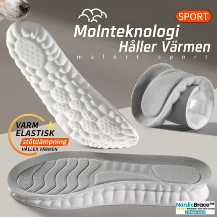 Ergonomiska 4D skosulor