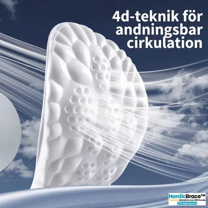 Ergonomiska 4D skosulor