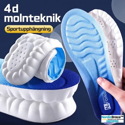 Ergonomiska 4D skosulor
